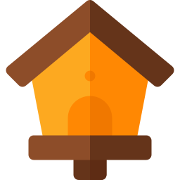 Bird house icon