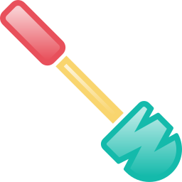 Toilet brush icon