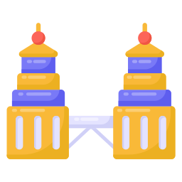 Twin towers icon