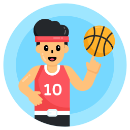 jugador de baloncesto icono