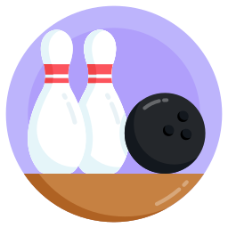 bowlen spel icoon