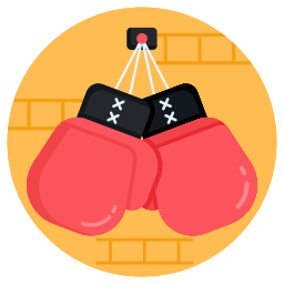 guantes de boxeo icono