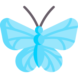 Holly blue butterfly icon