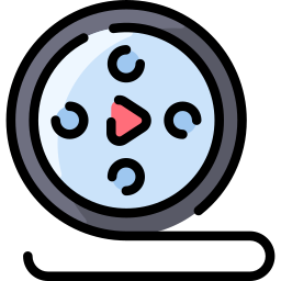 Film reel icon