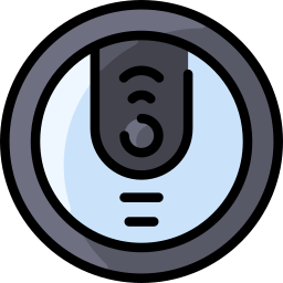 Robot vacuum cleaner icon