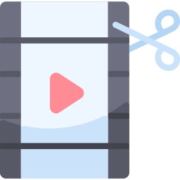 montaggio video icona
