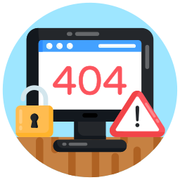error 404 icono