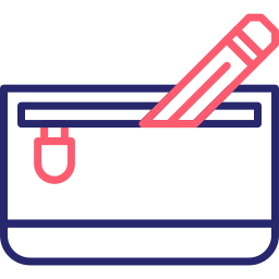 Pencil case icon