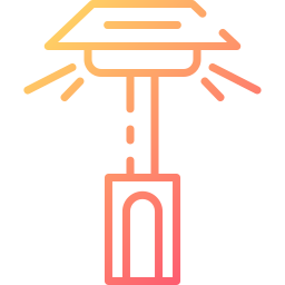 Patio heater icon