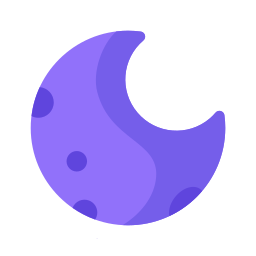 croissant de lune Icône