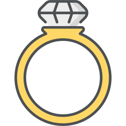 Diamond ring icon