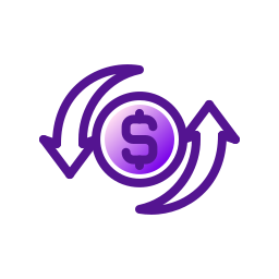 Money exchange icon