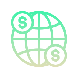 globales bankgeschäft icon