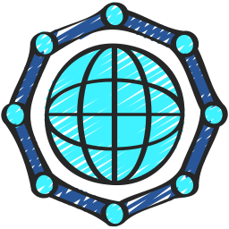 globales netzwerk icon