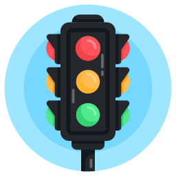 Traffic light icon