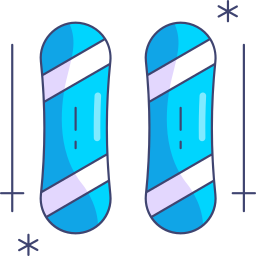 Лыжное снаряжение иконка
