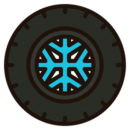 neumático de invierno icono