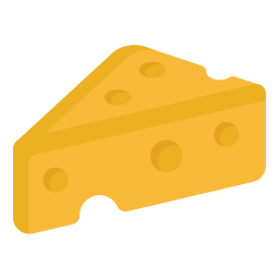 tranche de fromage Icône