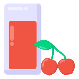 Cherry juice icon