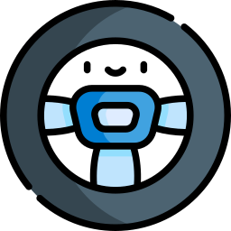 Steering wheel icon