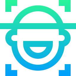 Facial recognition icon