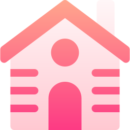 Wooden house icon