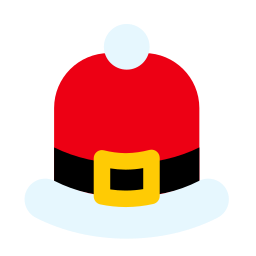 czapka świętego mikołaja ikona