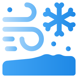 burza śnieżna ikona