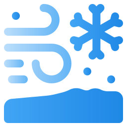 Snow storm icon