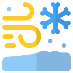 Snow storm icon
