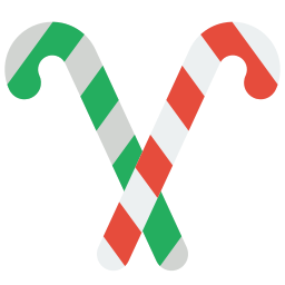 Candy canes icon