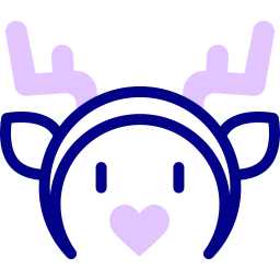 Reindeer antlers icon