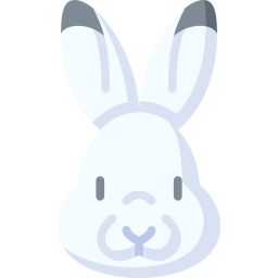 Arctic hare icon