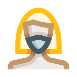 Masked lady icon