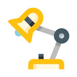 Desk lamp icon