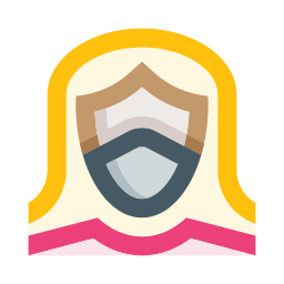 Masked lady icon