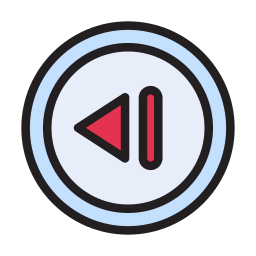 botón de retroceso icono
