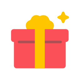 caja de regalo icono