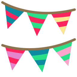 bunting Ícone