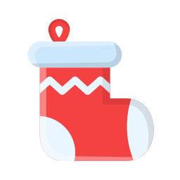 Christmas sock icon