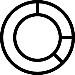 diagramme circulaire Icône