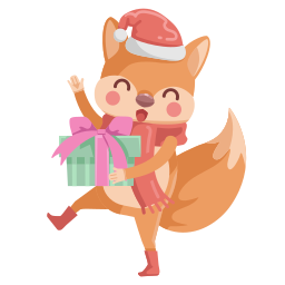 Fox sticker