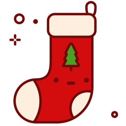 Christmas sock icon