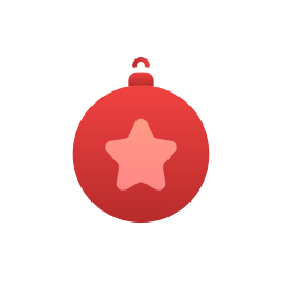 bola de natal Ícone