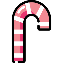 Candy cane icon