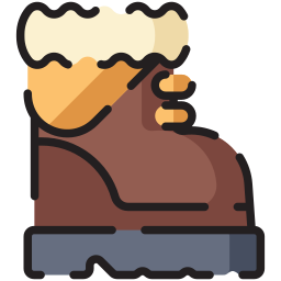 Boot shoes icon