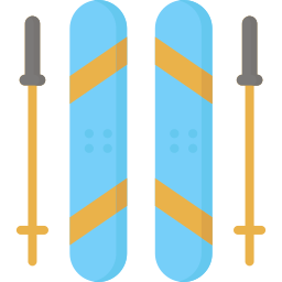 matériel de ski Icône