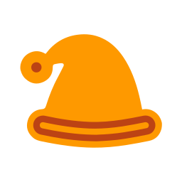 sombrero de invierno icono