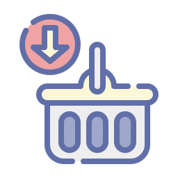 Shopping basket icon