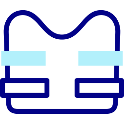 Chest guard icon